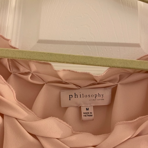 Philosophy Rose Ruffle silk shirt. - Picture 2 of 5